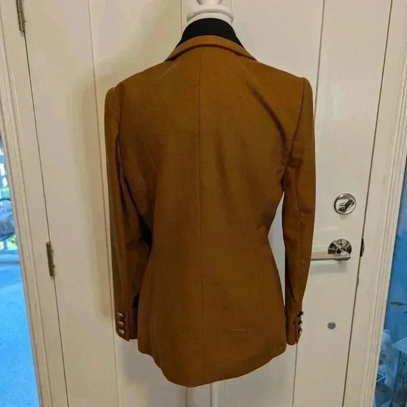 Cache D' Or 70/80's Vintage Wool/Cashmere Blend Jacket, Size 8, Brown - Picture 4 of 8